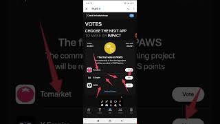 Paws 🐾 airdrop update  How to vote and whom to vote for amp why [upl. by Oirelav]