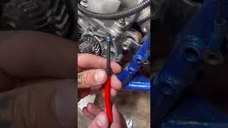 Helicoil  Banshee motor thread fix Super easy [upl. by Gelb]