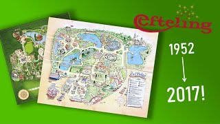 Efteling Plattegronden  1952 Tot 2017 [upl. by Dranik]