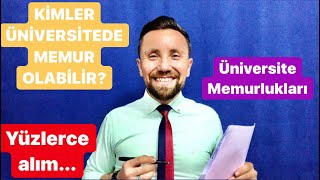 ÜNİVERSİTEDE MEMUR OLMAK📌Üniversite Memurlukları [upl. by Ronyar536]