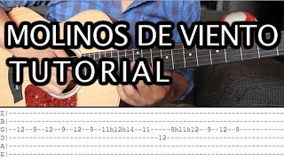 Como tocar quotMolinos de Vientoquot de Mago de Oz  Tutorial Guitarra  TAB HD [upl. by Baggott]