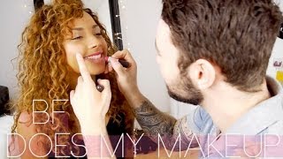 Boyfriend does my makeup amp Boyfriend Tag ♡  Beautycrush [upl. by Dranoc386]