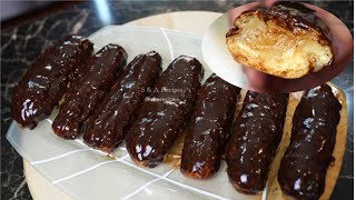 Delicious Classic Eclair Recipe  Рецепт вкусного классического эклера [upl. by Ailedua]