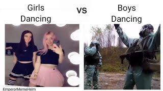 Girls Dancing vs Boys Dancing [upl. by Marys956]