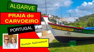 CARVOEIRO THE ALGARVE PORTUGAL  Walking Tour Town And Beach [upl. by Hort]