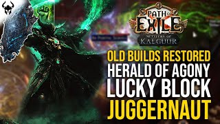 NEW SVALLIN MINION TRIGGER TECH Herald of Agony Juggernaut Build Guide  PoE 325 Settlers [upl. by Anoerb663]