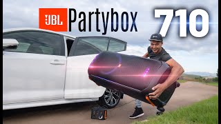 JBL Partybox 710 in a Toyota Corolla  Sound Samples  ABSOLUTELY INSANE [upl. by Olinde]