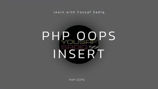 Master PHP OOP MYSQL INSERT Function in 37 Minutes  php oop mysql insert and check table function [upl. by Hartwell938]