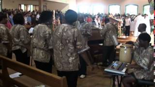 MUSIQUE RELIGIEUSE PAR LA CHORALE DES CATHOLIQUES CONGOLAIS DE SAN ANTONIO [upl. by Nerhe]