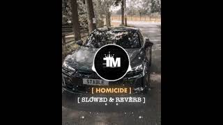 part 2 HOMICIDE SIDHU MOOSE WALA SLOWED amp Reverb [upl. by Gnoud962]