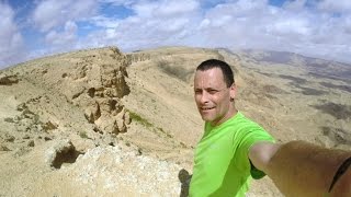 Israel tour guide NoamIsrael National Trail INT  The Negev Desert [upl. by Chloras]