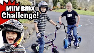 MINI BMX TRICK CHALLENGE [upl. by Madox629]