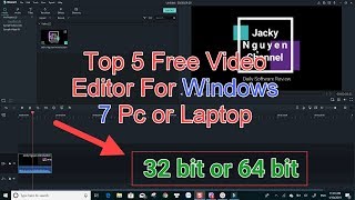 Top 5 Best Free Video Editor for Windows 7 32 bit [upl. by Eseer]