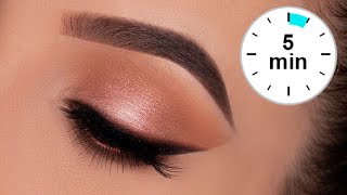 5 MINUTE Eye Makeup for Work  School  Everyday [upl. by Irabaj]