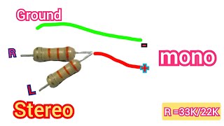 cara pemasangan mono ke stereo pada amplifier [upl. by Anal]