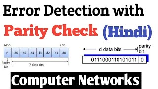 Parity Checking amp Checksum Error Detection in Hindi  Computer Network Lectures in Hindi [upl. by Kipton]