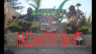 SIX FLAGS DISCOVERY KINGDOM FRIGHTFEST 2024 OPENING NIGHT  VALLEJO CALIFORNIA  MAZES AND HAUNTS [upl. by Ehrsam]