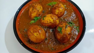 Egg Curry Recipe  انڈا کری بنائے Anda curry New Recipe Fiazburaqfoods [upl. by Kadner]