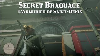 Red Dead Redemption 2  Secret Braquage de LArmurier de SaintDenis [upl. by Yelmene40]