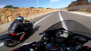 GSXR1000 vs ZZR1400 [upl. by Karna6]