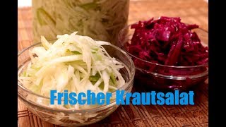 Frischer Krautsalat Rezept [upl. by Anisor]