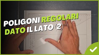 Poligoni regolari dato il lato Ettagono Ottagono Ennagono Decagono [upl. by Droffats]