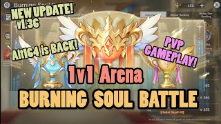 Burning Soul Battle 1v1 Arena Mode Gameplay  The Legend of Neverland [upl. by Fenner]