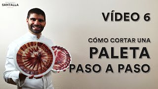 Como cortar paleta en casa paso a paso Vídeo 6 Remate de la contramaza [upl. by Nilam]