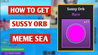 How To Get Sussy Orb In Meme Sea 2024  Where To Get Sussy Orb In Meme Sea [upl. by Aiyot]