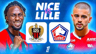 🔴 NICE 22 LILLE 🔴 L OGCN ARRACHE LE NUL  ogcn vs losc LIGUE 1 L1 J11 Direct Live [upl. by Dyal]