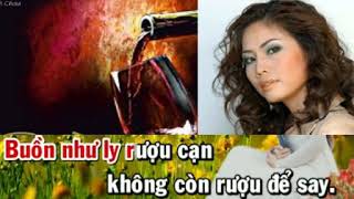 Buồn Y Vân karaoke song ca La giảm thứ Abm [upl. by Dnomaid]