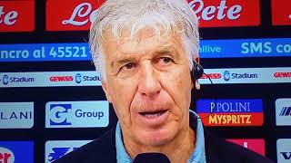 Gasperini intervista post AtalantaUdinese 21 [upl. by Jemie972]