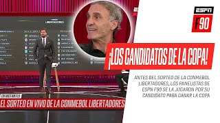 ¡SE LA JUGARON Los integrantes de ESPNF90 eligieron a su candidato para la Libertadores [upl. by Oznofla159]