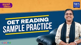 Boost OET Reading Skills with Sample Practice  Tijus Academy [upl. by Nenerb]