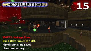 TNT Revilution  MAP15 Nukage Zone  Blind UltraViolence 100 [upl. by Ahsrat]