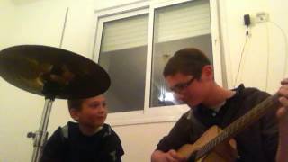 GETS BETTER AS IT GOES Amazing Guitar and Drum Improv  Unsquare Dance  By Dave Brubeck  Cover [upl. by Nicholle]