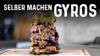 Gyrosspieß selber machen das beste Rezept [upl. by Yadahs]