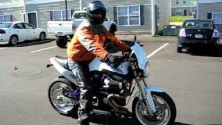 2001 Buell X1 Lightning D amp D Exhaust Idle and Acceleration [upl. by Fedirko50]