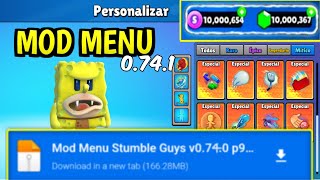 Stumble Guys Mod Menu 0741  Colour Skins Level Gems  Stumble Guys V0741 Mod Apk Mediafire [upl. by Remled520]