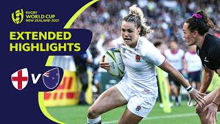 Edge of your seat thriller  New Zealand v England  Highlights  Rugby World Cup 2021 [upl. by Eliot]