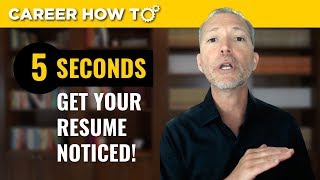 How to Get Your Resume Noticed by Employers in 5 Seconds Guaranteed [upl. by Ahseikan]