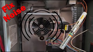 Loud Furnace Inducer MotorFan Fix  Carrier Brand [upl. by Akirea]