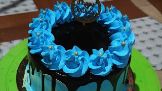 Chocolate cake decoration ideas with icing trickseasy cake making ideas for beginner dont miss it [upl. by Rosalynd]