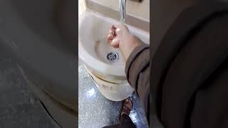 New Hand Washer in train trainvideo passengertrain indianrailways railgadh railwayrailfans [upl. by Helbon]