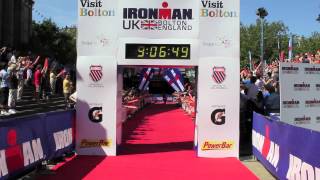 IRONMAN UK BOLTON 2012 MENS FINISH [upl. by Aihsitan]