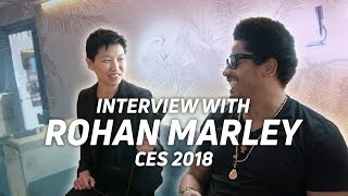 Exclusive Interview with Rohan Marley of House of Marley CES 2018 [upl. by Aradnahc]