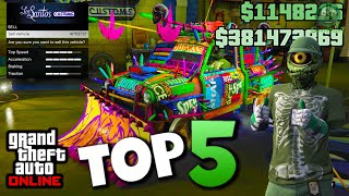 Top 5 Best Money Glitches in GTA Online 2024  Get Rich Fast [upl. by Slohcin]