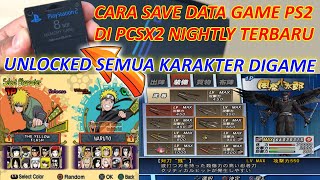 CARA MUDAH SAVE MEMORI GAME PS2 DI PCSX2  SEMUA GAME PS2 BISA LENGKAP [upl. by Nerahs358]