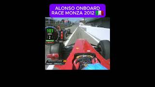 ALONSO RACE MONZA 🇮🇹 2012  f1onboard v8 formula1 automobile alonso [upl. by Adnalay]