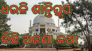 Dhauli shanti stupa odisha in odia  Dhauligiri history in odia  Odisha tourism [upl. by Atsahs]